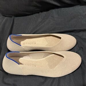 Rothy’s nude round ballet flats